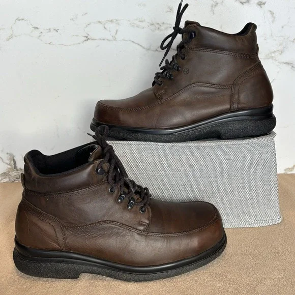 Red Wing Safety Chukka Steel Toe Work Boots 6662 Mens 10.5 E3 Brown Leather READ - Picture 3 of 13